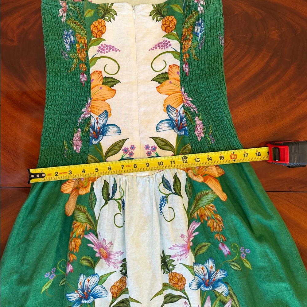 NWT Farm Rio Sweet Bloom Dreamscape Midi Dress M - Picture 16 of 17